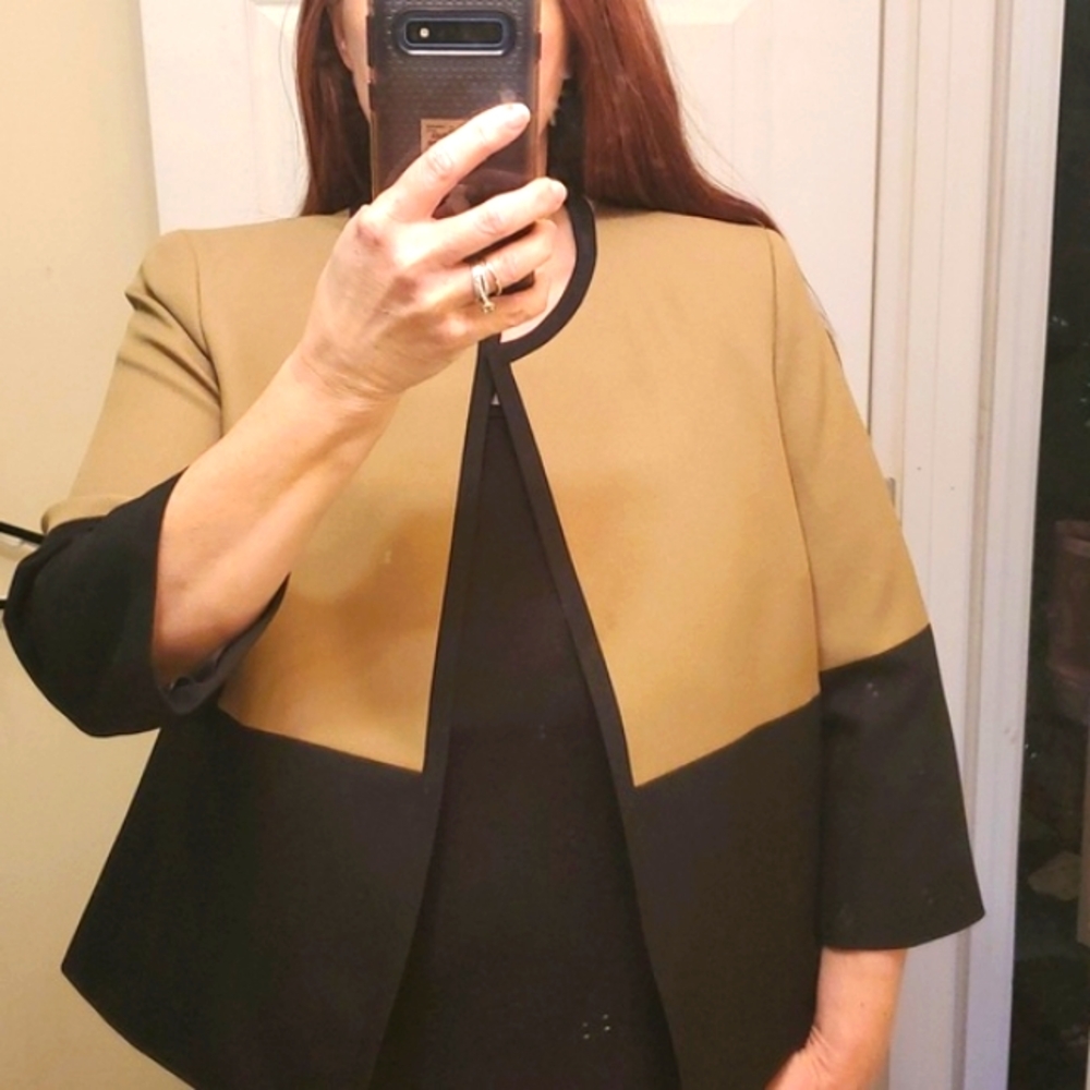 Kasper Color Block Open Front Blazer - image 7